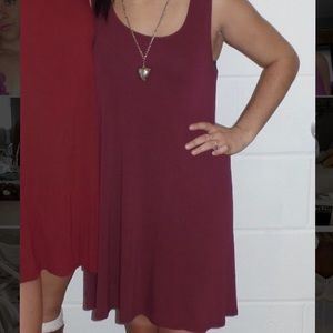 AEO Burgundy dress